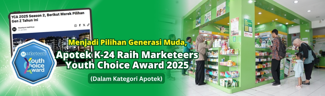 Apotek K-24 Raih Marketeers Youth Choice Award 2025